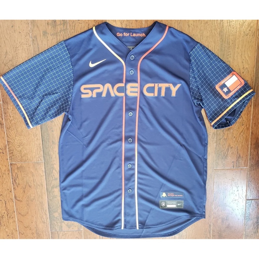 Nike Houston Astros City Connect Space City Jersey Correa Men's XXL 2022 MLB New